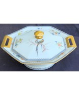 Vintage Theodore Haviland Limoges Paradise Blue Octagonal Covered Vegeta... - $162.98 CAD