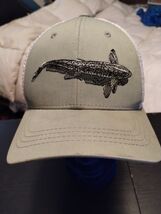 Rep Your Water Trout Fish Fishing Hat Gray SnapBack Fish Cap Outdoor - €12,81 EUR
