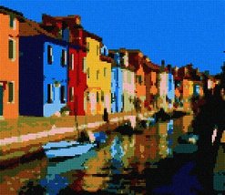 Pepita Needlepoint Canvas: Burano, 12&quot; x 10&quot; - £67.39 GBP+