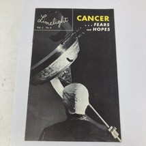 Cancer fears and hopes  1955 GM Staff Brochure booklet pamphlet 50s Vint... - $18.68