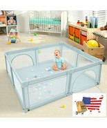 Large Baby Child Playpen Security Play Center Yard with 50 Sea Balls - £168.51 GBP