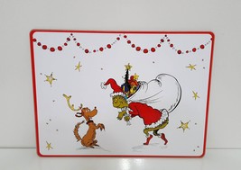 NEW RARE Pottery Barn Kids The Grinch and Max Cork Placemat  15.75&quot; w x ... - $19.99