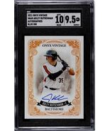 2021 ONYX VINTAGEADLEY RUTSCHMAN RC AUTOGRAPHEDBLUE INK VA-AR MLB Oriole... - $173.25