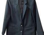 Sag Harbor Black 2 Button Blazer Womens Petite Size 10 - $19.15