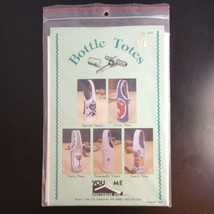 Bottle Totes Quilt Craft Pattern You Me Patterns Party Picnic Snack Time VTG - £6.25 GBP