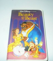 Beauty And The Beast VHS Tape 1992 Walt Disney&#39;s Black Diamond Classic-1... - $4.83