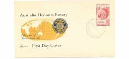 FDC 1955 AUSTRALIAN 3 1/2d ROTARY HONOURS FIRST DAY COVER FIFTY 50 YEARS... - £6.23 GBP