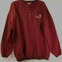 Ohio State Buckeyes Vintage 90s NCAA Big Ten Sewn Dark Red Pullover Shir... - £20.35 GBP