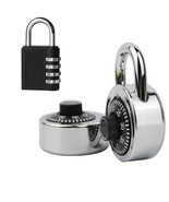 Rotary Padlock Digit Combination Code Lock Safe Round Dial Number 45-40mm - $16.23 CAD+