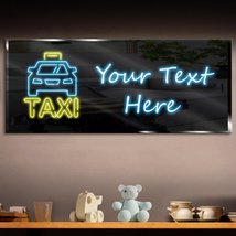 Personalized Taxi Neon Sign 600mm X 250mm - £93.89 GBP+