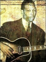 Charlie Christian with Gibson ES-150 guitar 8 x 11 pin-up photo antique artwork - £3.30 GBP