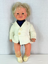 ~ Vintage 1964 IC Italocremona Baby Doll 16&quot; in Original Clothes Italy ~ Boy - £23.35 GBP