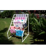 7 Beach Towel PVC Holder Rack Swimming Pool Ocean Sea Pool Patio Yard La... - $174.30 CAD