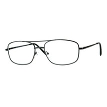 Klarglas Brille Mit Bifokale Lese Linse Metall Rechteckig Feder Scharnier - £8.64 GBP+