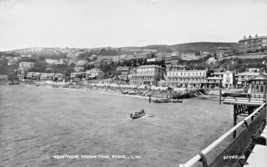 Ventnor Isle Of Wight Iow ~ Mostrato Dal Pier Foto Cartolina 1930 Pmk - £5.24 GBP