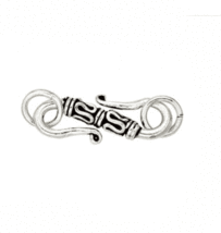 1 pcs  Sterling Silver &quot;S&quot; Clasp  LOCK  24.5mm LOCK - £15.81 GBP