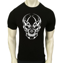 Nwt Death Skull Dark Horror Scary Gothic Men&#39;s Halloween T-SHIRT Size S M L Xl - £10.78 GBP