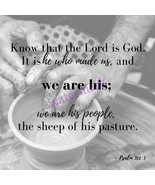POPULAR BIBLE VERSE SCRIPTURE PSALM &quot;KNOW THAT THE LORD IS GOD. IT IS HE... - $11.55 CAD