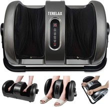 TERELAX Shiatsu Foot and Calf/Leg Massager Machine - Gray - £104.62 GBP
