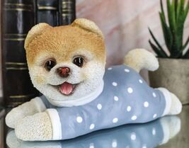 Polkadot Boo The World's Cutest Pomeranian Dog Statue Pet Pal Dogs Colle... - $24.99