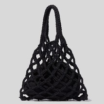 Designer  crochet net bag Women Casual summer woven beach bucket tote bag purse  - £150.20 GBP