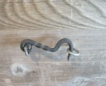 Iron Hook &amp; Latch Eye Lock Window Drawer Twisted Hand Forged Barn Cabin ... - £6.40 GBP