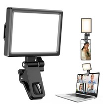 Rechargeable Selfie Light, Clip-On Led Ring Light For Phone, Laptop, Tablet And  - £31.96 GBP