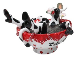 Cow Parade Cafe Ole Latin Culture Coffee Cup Bathing Cow Collector&#39;s Fig... - €43,91 EUR