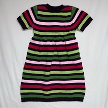 Gymboree Rainbow Striped Sweater Dress 8 Knit Tunic Top School Fall Pictures - £14.28 GBP