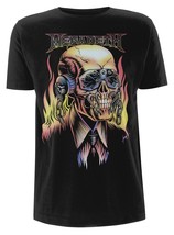 Megadeth Flaming Vic Dave Mustaine Thrash Metal Official Tee T-Shirt Men... - $34.20