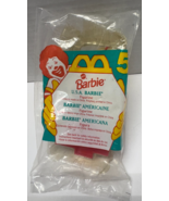 Vtg 1995 McDonald&#39;s Happy Meal  Barbie #5 USA Barbie Sealed American - $6.78 CAD
