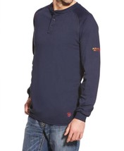 Ariat henley top in Navy - size M - £55.48 GBP