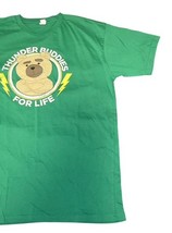 Ted 2 Thunder Buddies For Life T-Shirt Men’s Large Green 100% Cotton Movie Tee image 5