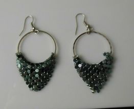 Fashion Round Shiny Hoop Hook Earrings 2.5" Long - $15.99