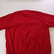 Cutter & Buck DODGE-CHRYSLER Men's Large Red Pullover Windbreaker V-Neck Jacket image 14