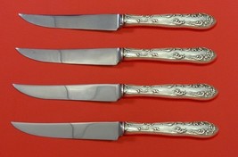 Old English by Towle Sterling Silver Steak Knife Set 4pc HHWS  Custom 8 1/2&quot; - £228.70 GBP