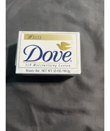 Vintage 1996 Dove Soap White 3.5oz  1/4 Moisture Lotion Bar - $12.86