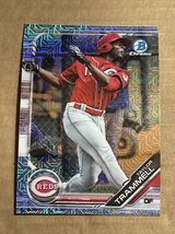 Taylor Trammell 2019 Bowman Chrome Mega Box Mojo Refractor Reds - $1.75