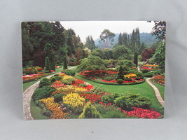 Vintage Postcard - The Sunken Garden Butchart Gardens Victoria - Traveltime - £11.74 GBP