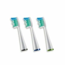 Waterpik Sensonic Complete Care Standard 3 Tooth Brush Heads Replacement SRRB-3W - £13.40 GBP