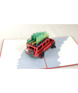 3D Pop-Up Christmas Card - Festive Holiday Greeting with Christmas Tree - £6.05 GBP