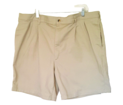 Wrangler Shorts Men&#39;s Size 42 Comfort Solutions Beige Activewear Pleated... - £12.78 GBP