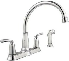 Moen 87403 Bexley Chrome 2-Handle High Arc Standard Kitchen Faucet - $1,488.84 MXN