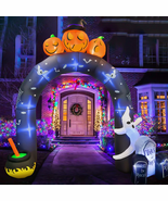 10 FT Halloween Inflatables Archway Outdoor Decorations, Scary Halloween... - $74.22 CAD