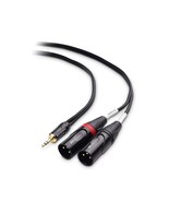 Cable Matters 3.5mm 1/8 Inch TRS to 2 XLR Cable 10 ft, Male to Male Aux ... - £20.45 GBP