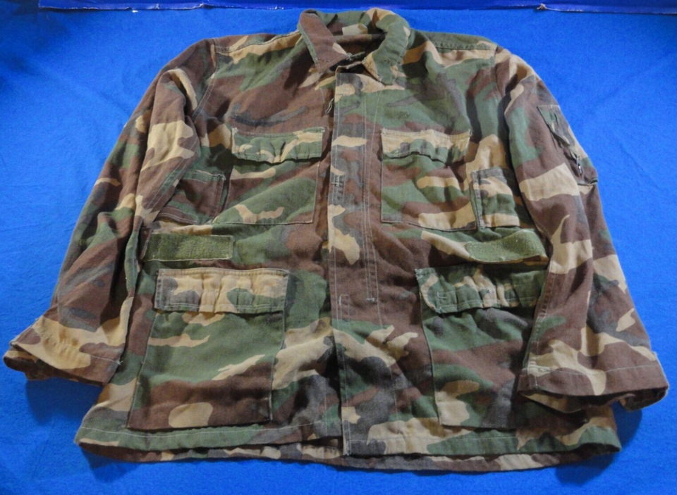 USGI ARMY BDU WOODLAND CAMOUFLAGE AIRCREW FLYERS COMBAT CLASS 1 MENS JAC... - $42.07