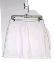 NWT T By Talbots Medium White Cotton Blend Skort Shorts Skirt Combo Zip ... - $30.00