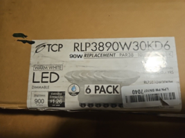 TCP RLP3890W30KD6 LED Flood Light Bulbs Dimmable Outdoor PAR38 Wet Locat... - £29.54 GBP