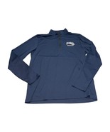 Sport-Tek Shirt Men&#39;s Large Navy Blue 100% Polyester Long Sleeve 1/4 Zip... - $27.08