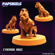 3D Printed Papsikels Cyberpunk Sci-Fi Cyberdog Biggz - 28mm 32mm - $5.47+